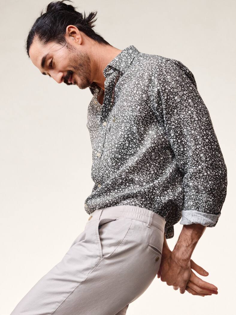 Outfit Pures Leinen Hemd