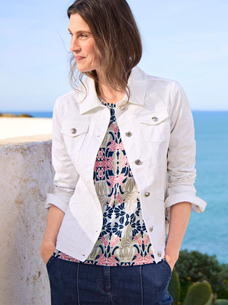 Outfit Powerstretch-Jeansjacke