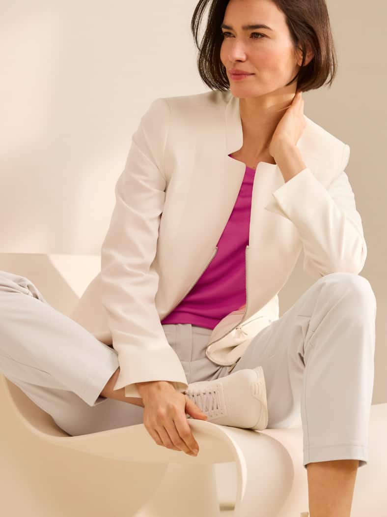 Outfit Kofferblazer Airline