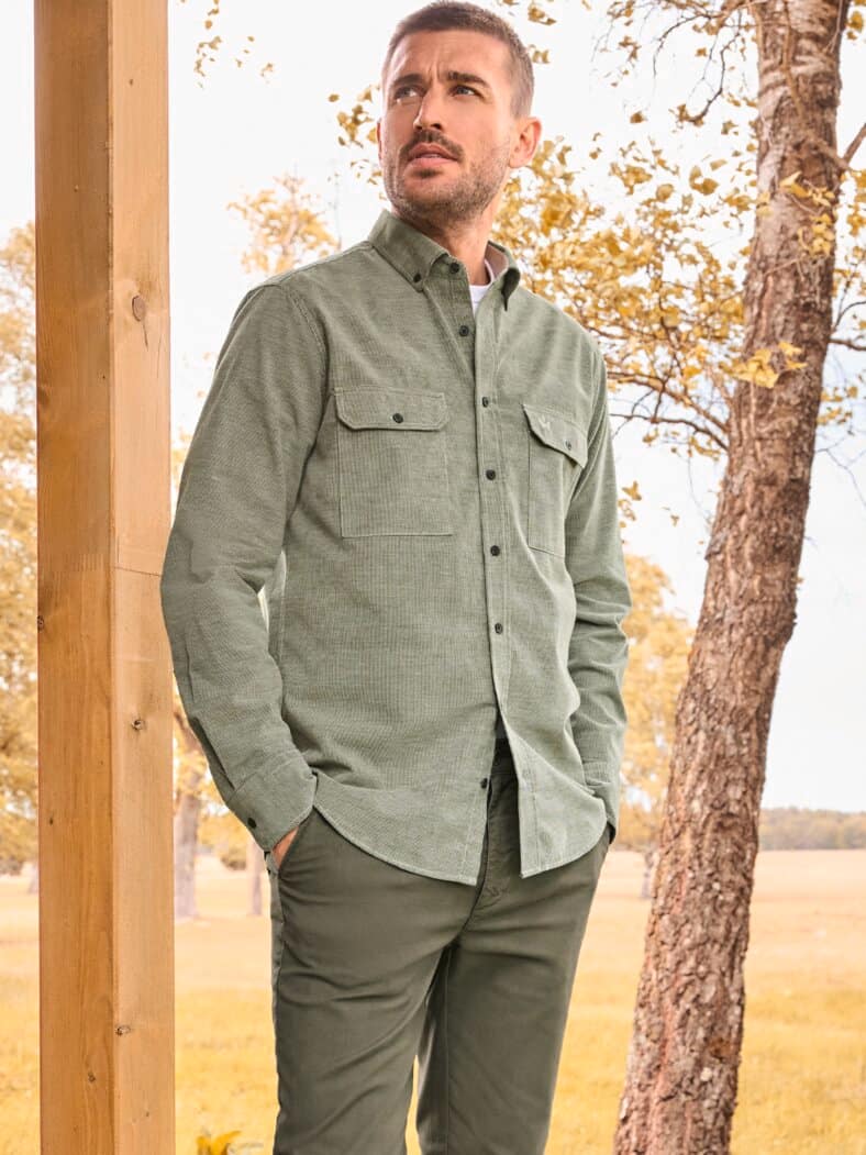 Outfit Soft-Cord Overshirt