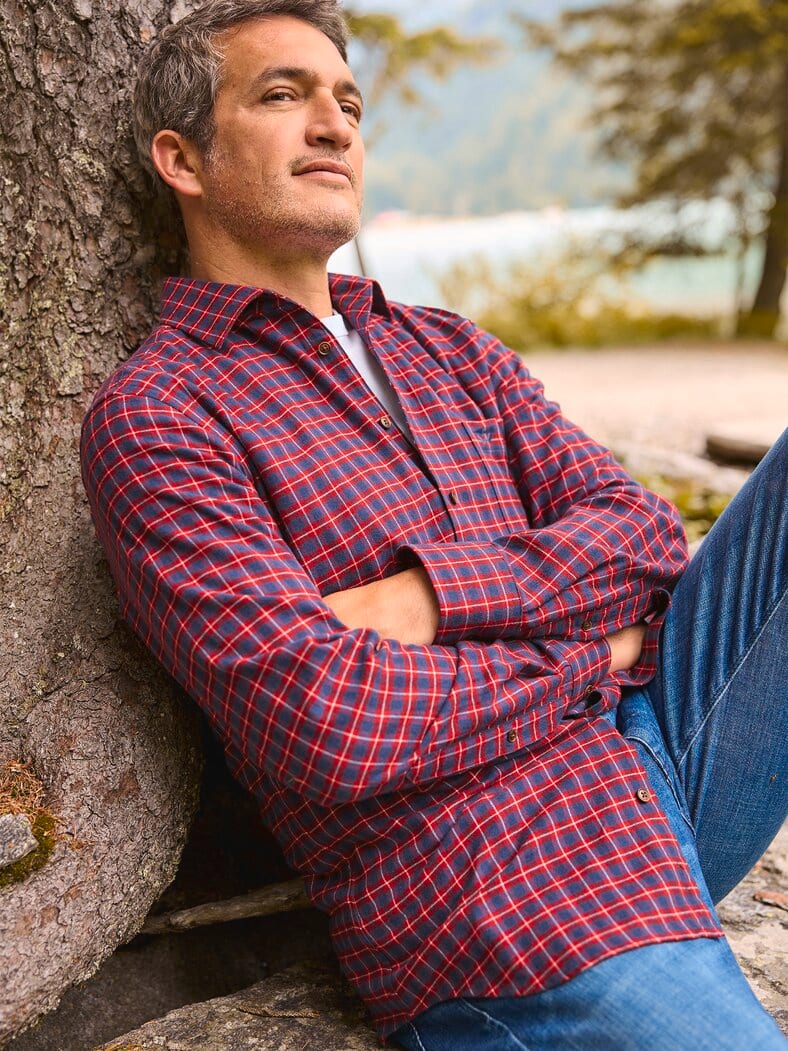 Outfit Sturmtief Flanell-Hemd